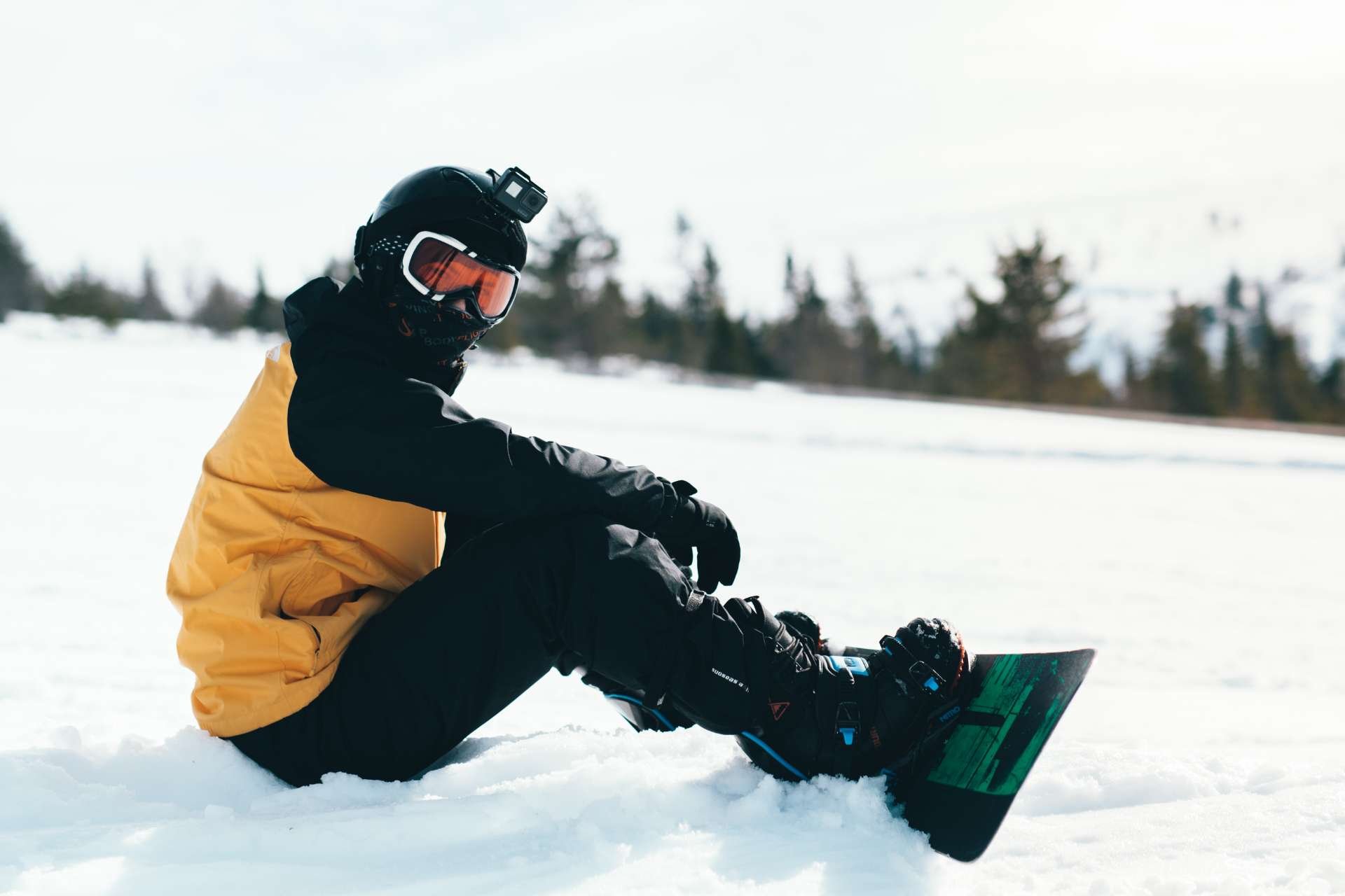 Planche à neige au Mont-Chalco